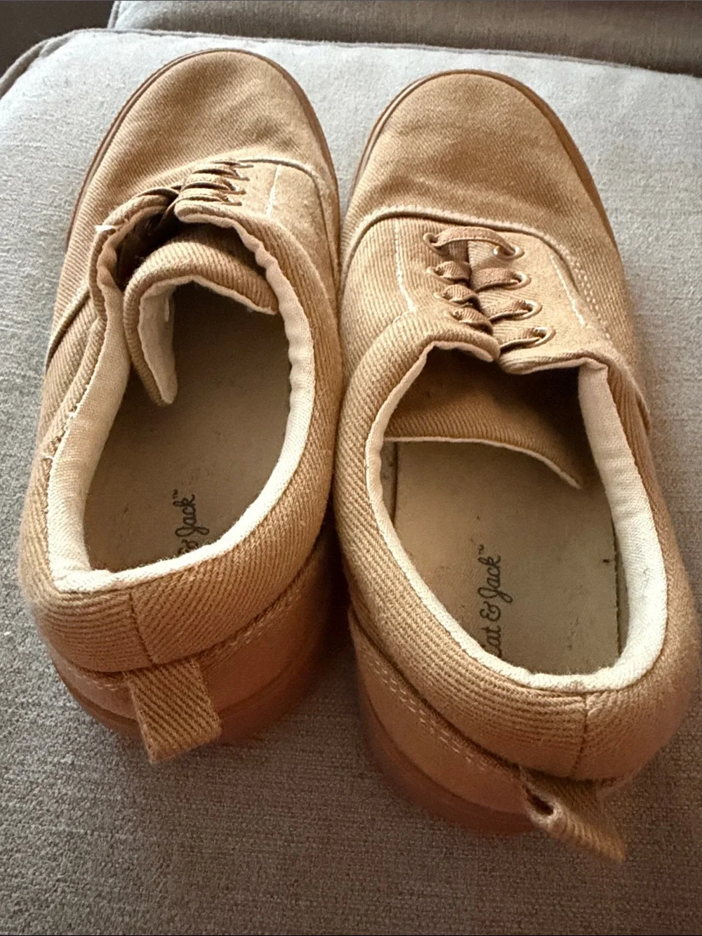 Canvas Men's Casual Sneakers in Tan